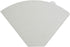 Hario Pegasus Flat Bottom Filters, Size 03, White, 100ct