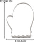 LILIAO Christmas Winter Mitten Cookie Cutter - 3.1 x 4 inches - Made of Stainless Steel