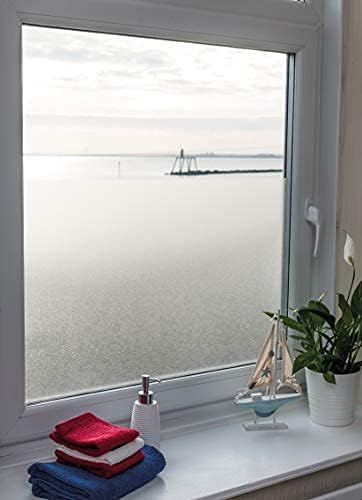d-c-fix Self-Adhesive Privacy Glass Window Film, Milky, 17" x 78" Roll, 346-0211