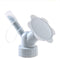 White Bottle Cap Sprinkler, 2 in 1 Reusable Plastic Nozzle for Flower Bottle Watering Cans, Garden Tool (Grey)