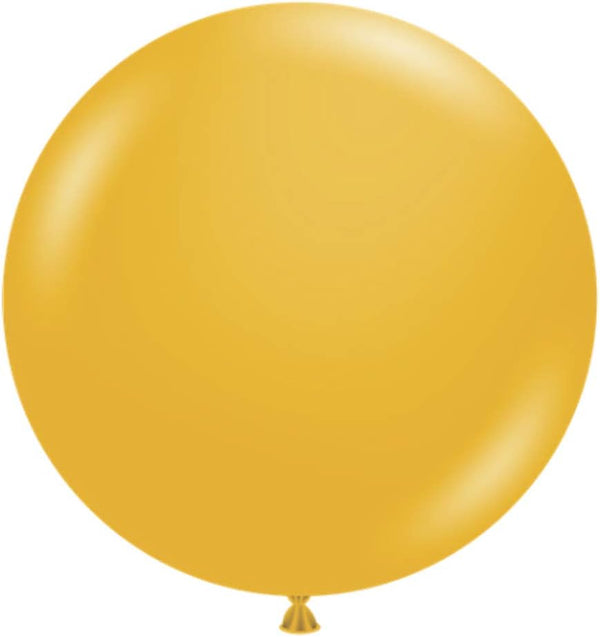 TUFTEX 24" Mustard Latex Balloons