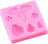 1 3D Pc Strawberry and Flowers Silicone Mold for DIY Chocolate Gum Paste Handmade Ice Cream Crystal Cupcake Cake Topper