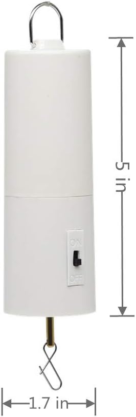 Wind Spinner Motor Battery Operated for Hanging Display, Outdoor Sculptures with 4 Pounds Load Capacity