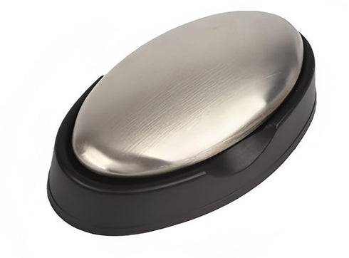 Stainless Steel Soap Hand Odor Remover Bar - Eliminates Onion & Garlic Smells from Hands - Kitchen Gadget