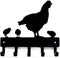 Hen Chicks Chickens Farm Key Rack - 9 inch Wide, Made in USA