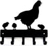 Hen Chicks Chickens Farm Key Rack - 9 inch Wide, Made in USA