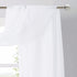 NICETOWN 216 Sheer Canopy Bed Curtains Panels - Home Decoration Sheer Voile Scarf Valance for Wedding (1 Panel, W60 x