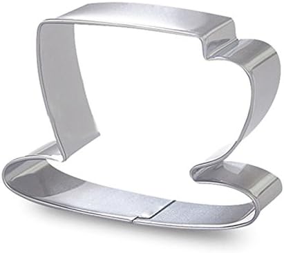 Stainless Steel Tea Pot and Tea Cup Biscuit Cookie Cutter