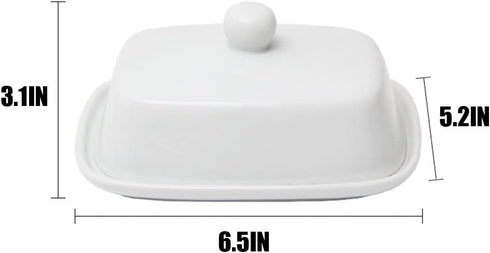 Cangfort Countertop, Counter Butter Dishwith Lid for Ceramics Butter Keeper Holder With Airtight Cover,Butter Container