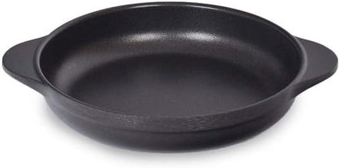 Mini Round Eared Tapas Dish, Aluminium, ø 16cm, Dark Grey