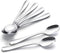 IQCWOOD Coffee Spoons, Mini Espresso Spoons, 6 Pieces Stainless Steel Spoons Silverware Set, 4.7 Inches