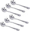 HornTide 6-Piece Soup Spoon Set, Stainless Steel Bouillon Flatware, 6.5-Inch