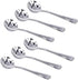 HornTide 6-Piece Soup Spoon Set, Stainless Steel Bouillon Flatware, 6.5-Inch