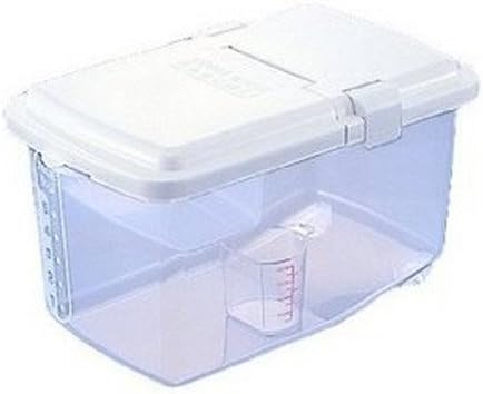 JapanBargain 1825 - Lot of 2 Japanese Rice Storage Containers, 11 LBS, Made in Japan
