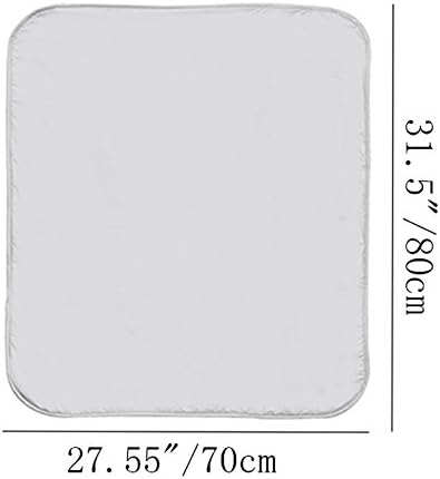 TINTON LIFE Sides(27.55" 31.5") Foldable Ironing Mat Blanket Pad for Table Heat Resistant Double x