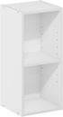 2-Tier 10-in 9.3 9.8 21.2, Furinno Fulda Book Shelf, Narrow Bookshelf, Bookcase with Width Storage Shelf, x x