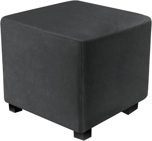Ottoman Covers Slipcover Square Ottoman Covers Protector for Footrest Foot Stool Furniture
