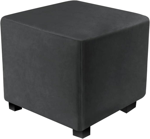 Ottoman Covers Slipcover Square Ottoman Covers Protector for Footrest Foot Stool Furniture