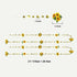 Cheerland Sunflower Party Decoration Garland - Hanging Streamers for Graduation, Baby Shower, Wedding, Indoor/Outdoor