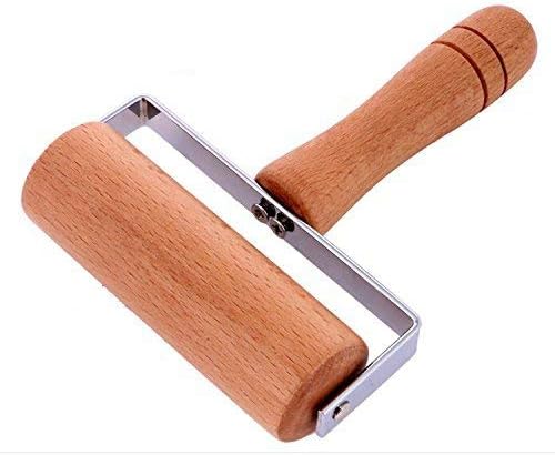 Non-Stick Wood Pastry and Pizza Baking Roller Pin for Baking (T-Shape)