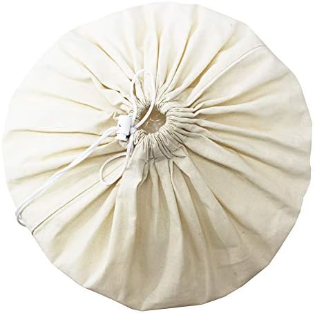 COTTON CRAFT Extra Large Laundry Bags, 4 Pack Heavy Duty Cotton Canvas Drawstring Closure Washable Laundry Bag, XL 28 x