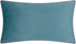 Solid Velvet Decorative Throw Pillowcase, Luxury Soft Cushion Cover, 14 x 24 Inches, Blue