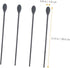 2 Pairs Silicone Integrated Chopsticks and Spoon Set - Coffee Mixing Spoons, Ice Cream Stirring Sticks