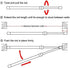 JAYE Adjustable Spring Tension Curtain Rods for Kitchen, Bathroom, Cupboard, Wardrobe, Window, DIY Projects (28"-48"