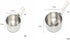 2PCS Stainless Steel Mini Sauce Pan, Dipping Sauce Bowl with Handle, Cooking Sauce Cup for Restaurant Table