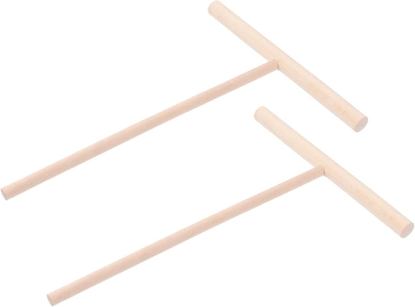 Pancake 2 Pcs Crepes Wooden Non Stick Pan Spreader by SWOOMEY