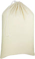 COTTON CRAFT Extra Large Laundry Bags - Heavy Duty Cotton Canvas Drawstring Closure Washable Laundry Bag - XL 28x36