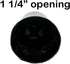 Replacement Hardwood Universal Vacuum Cleaner Floor Brush, 1 ¼ inch (1.25'') Inner Diameter with Soft Bristles 10” Wide