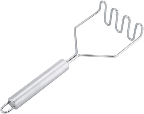 FTVOGUE Stainless Steel Potato Masher, Vegetable Mud Crusher, Kitchen Gadgets for Potato Puree