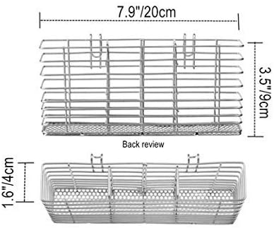 Slideep Cutlery Utensil Silverware Drying Rack, Flatware Storage Solution with Hooks for Kitchen Dish Drainer