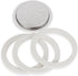 Bialetti (2-Packs) of #06961 | Total of SIX replacement gaskets and TWO replacement filter plates for 6-CUP Bialetti