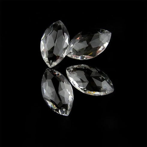 10pcs 1.5"/38mm LoveUnited Crystal Pendants Crystal Suncatcher - Hanging Crystals Prisms for Windows, FengShui, Hanging