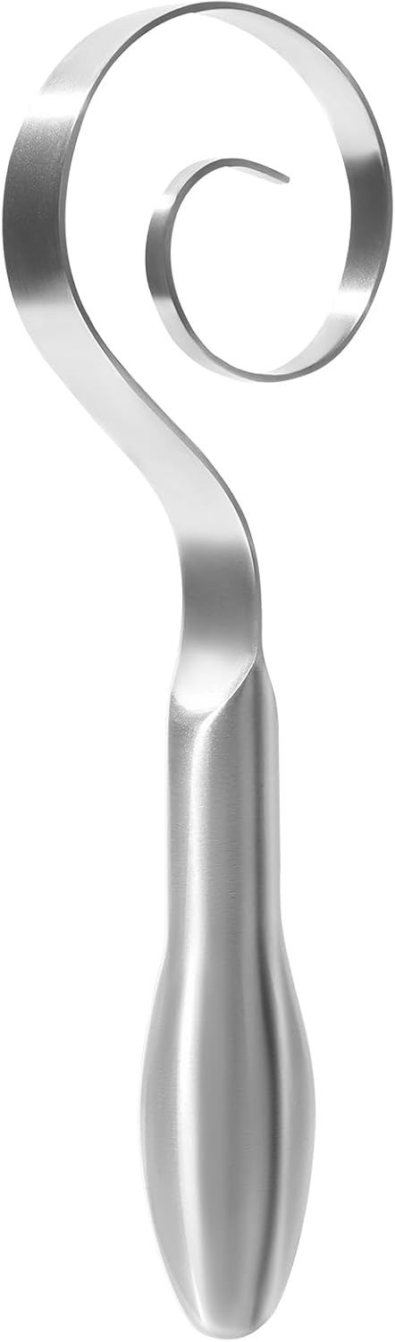 OYV Seamless Dough Whisk, 18/10 Stainless Steel Danish Dough Wisk, 9" Bread