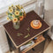 DAWNTREES Night Stand Cover for Top,23.6" x 15.7" Small Bedside Table Cloth,Waterproof