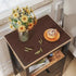 DAWNTREES Night Stand Cover for Top,23.6" x 15.7" Small Bedside Table Cloth,Waterproof