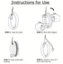 Blind Cord Winder - No Wall Damage Safety Blind Cord Wrap Cleat Alternative (Clear, 2-Pack)