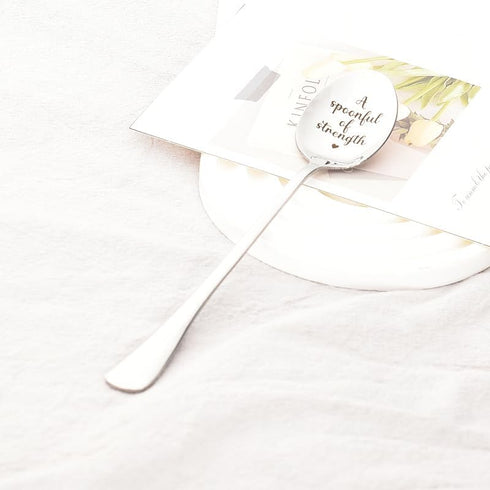 Inspirational Spoon Gifts for Women, Best Friend, Cancer Recovery, Motivational Encouragement Gifts for Family