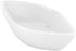 Restaurantware 2 Ounce Dipping Sauce Bowls - 10 Canoe Shape Dishes, Microwave-Safe, White Porcelain