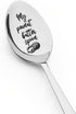 My Peanut Butter Spoon Gift for Peanut Butter Lovers, Funny Husband Wife Dad Anniversary Christmas Gifts