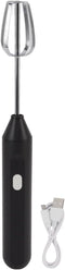 Electric Hand Blender, 3 in 1 Immersion Handheld Egg Beater, Milk Frother, Coffee Blender (Black)