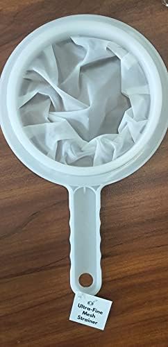 Kitchen Ultra-Fine Nylon Mesh Strainer, Plastic Sieve Fine Mesh Filter for Soy Milk, Coffee, Juice