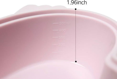 Lovely Heart Shaped Microwave Silicone Steamer for Baby, Small (500ml) Food Storage Containers in Lavender