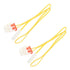 2 Pack Refrigerator Defrost Temp Sensor Replacement for Samsung Fridge Units DA32-00006W, Yellow