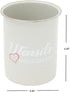 Home Basics Large Metal Kitchen Utensil Holder for Countertop, 6.25" Farmhouse Cooking Utensil Crock Tool Organizer