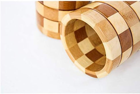 Bamboo Kitchen Tool Holder, Round Shaped Utensil Organizer for Kitchen