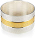 Accmor Metal Gold Round Napkin Rings, Set of 4 for Table Decorations, Wedding, Dinner, Party